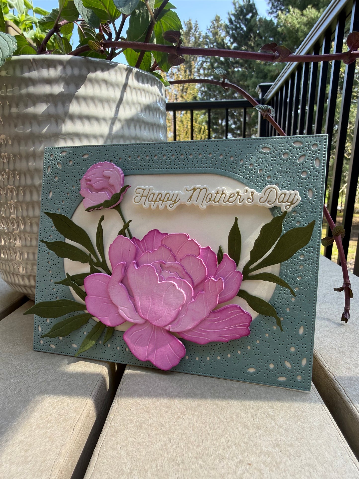 Peony Happy Mother's Day Card