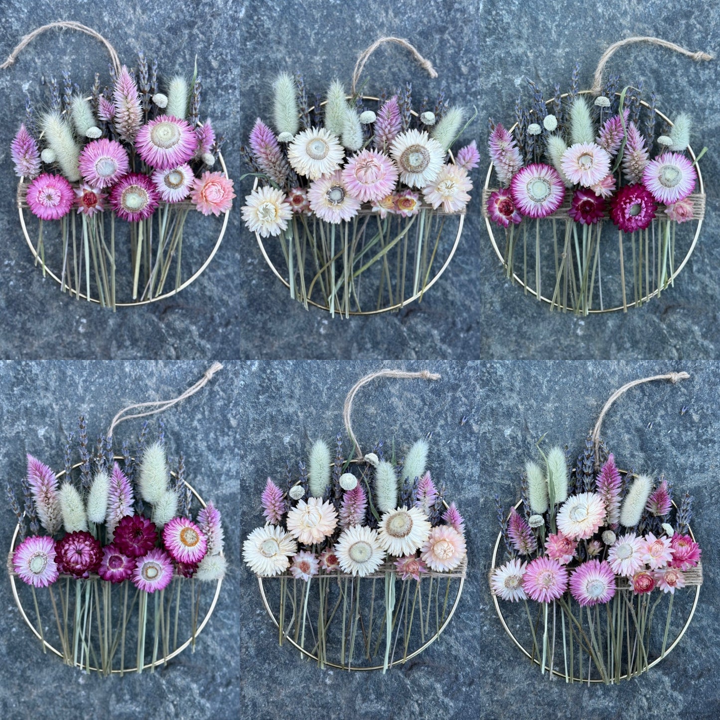 Medium Everlasting Floral Hoop