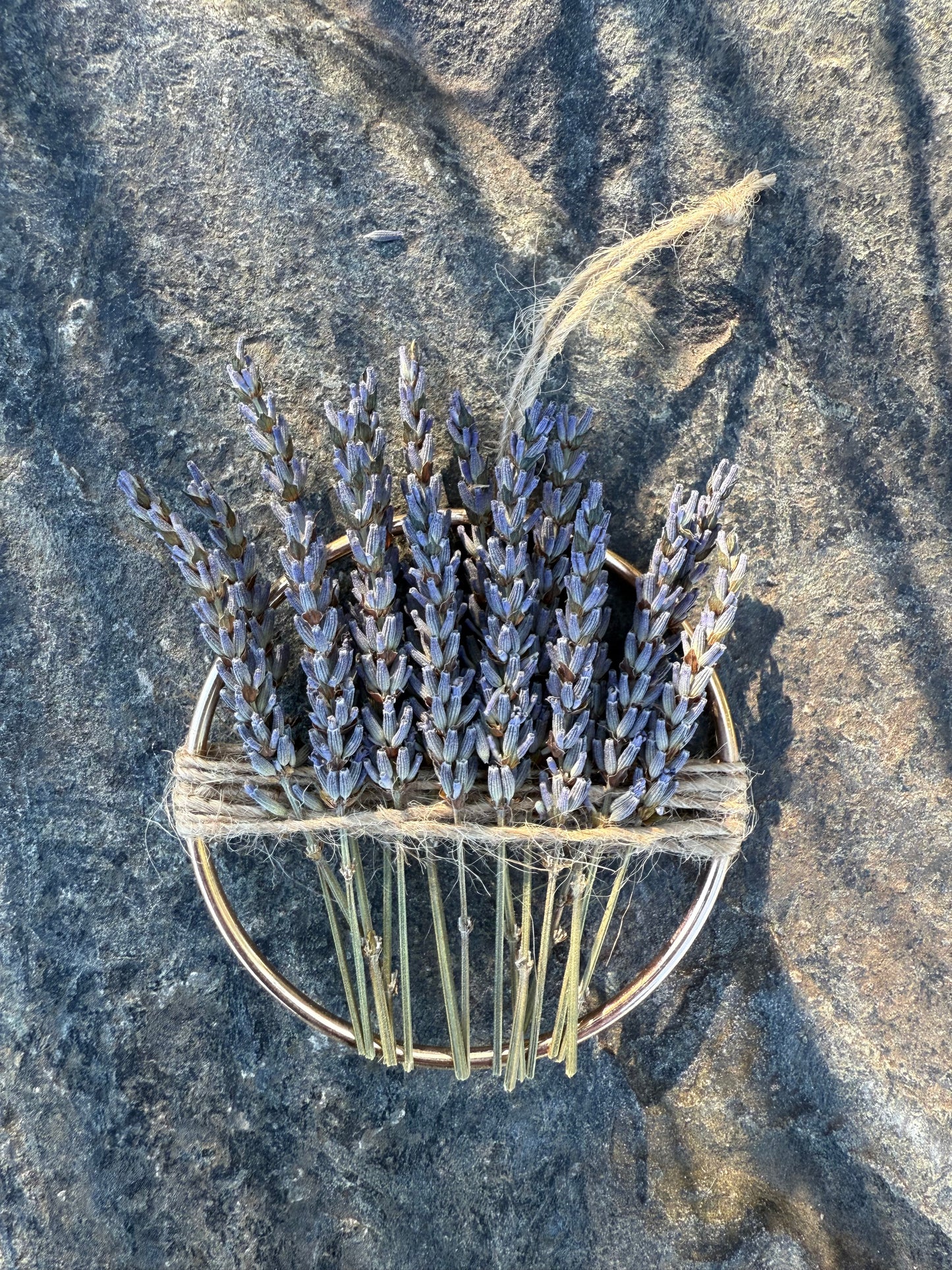 Everlasting Lavender Hoop Ornament