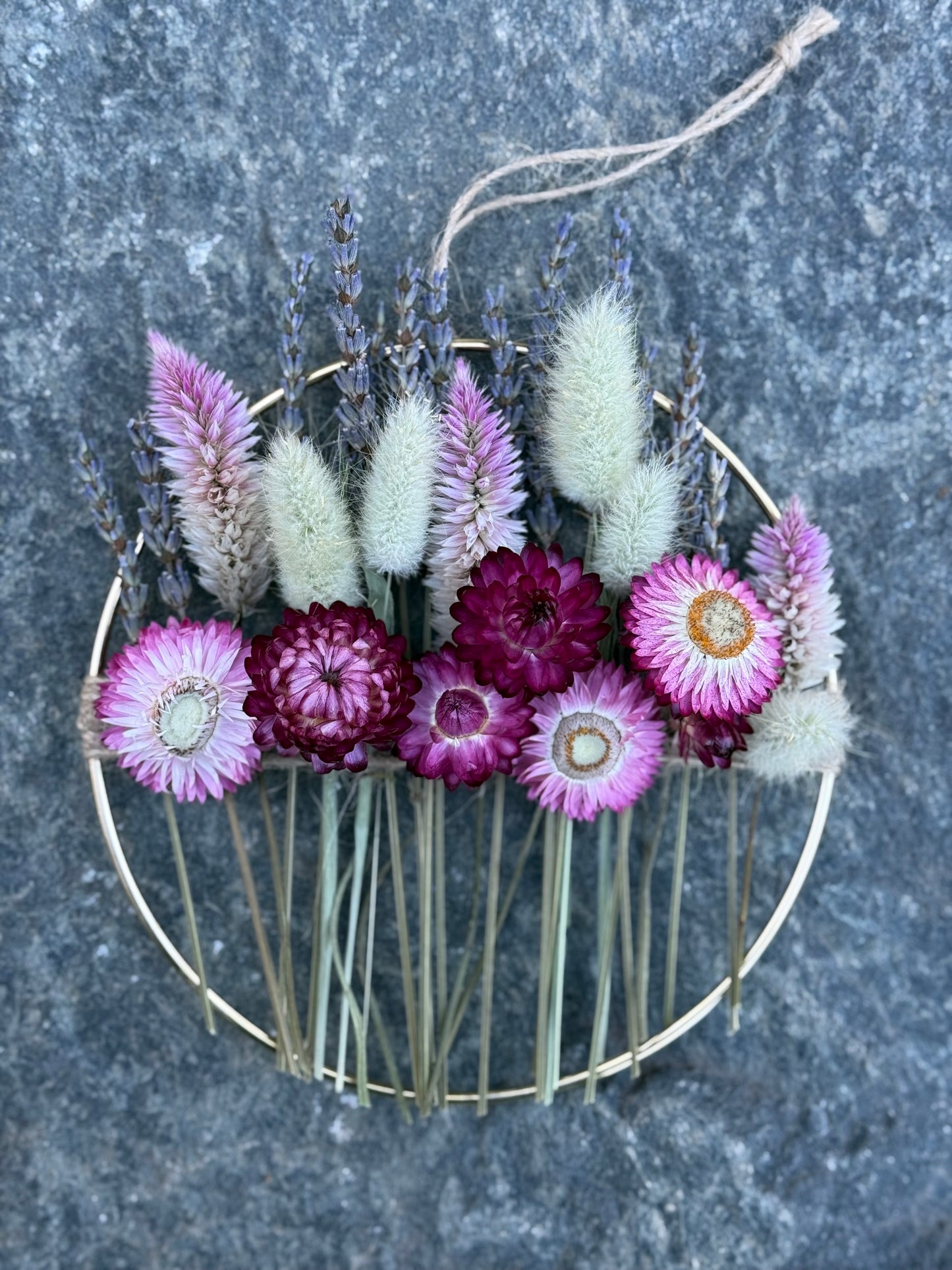 Medium Everlasting Floral Hoop