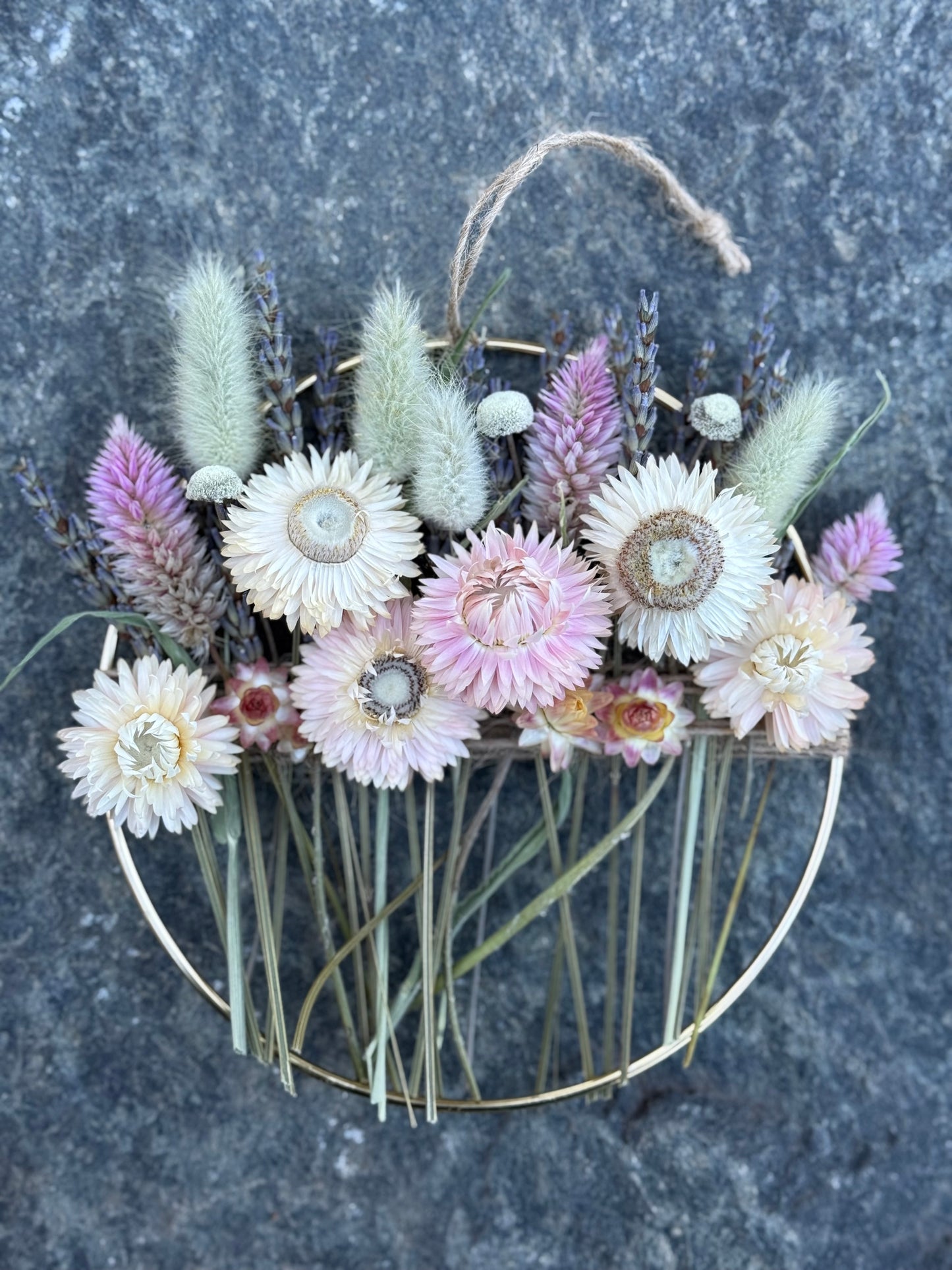 Medium Everlasting Floral Hoop